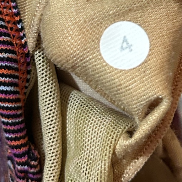 Lululemon Power Y Yoga Racerback Tank Top Stripe Fitted Built in Bra 2-in-1 - Picture 6 of 6